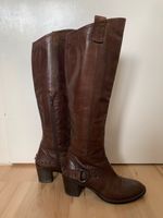 Stiefel * Hochschaft * braun * Nieten * Gr. 37 Hessen - Kirchhain Vorschau