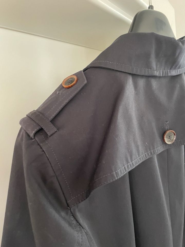 Trench - Kurzmantel/Jacke  Massimo Dutti, marineblau, Gr. S in Dortmund