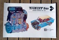 Poster Trabant 601 Schnittzeichnung Motor Karosse DDR Auto Tuning Brandenburg - Neuruppin Vorschau