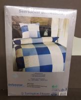 Seersucker 2-tlg. Bettwäsche Set blau-weiß 155x220, 80x80 NEU OVP Düsseldorf - Gerresheim Vorschau