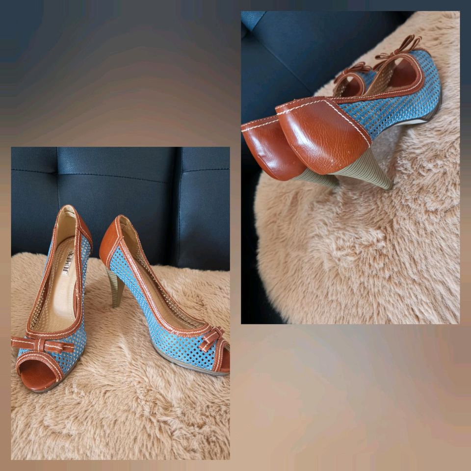 Damen Schuhe - High Heels - Gr. 39 in Sande