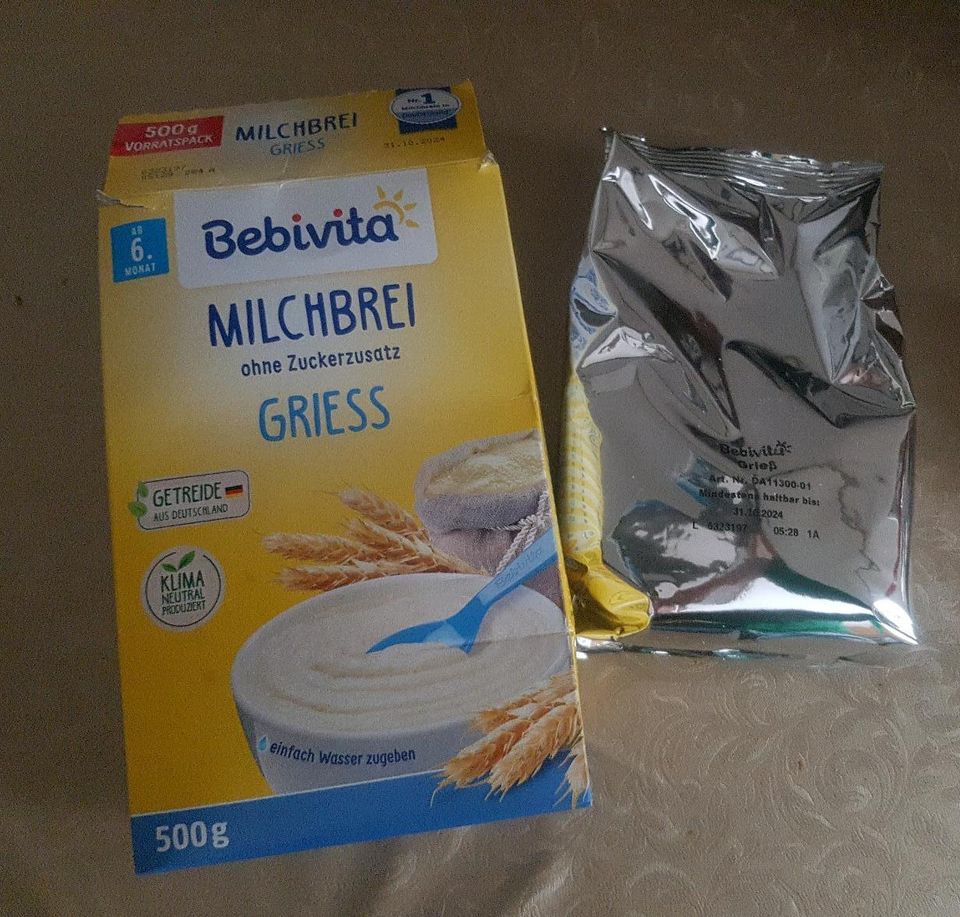 Bebevita Griess Milchbrei in Riede