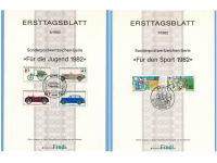 Briefmarken Ersttagblatt BRD Für die Jugend Für Sport 15.4.1982 Bayern - Münsing Vorschau