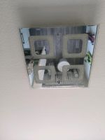 LED-Deckenlampe / Deckenleuchte Spiegel, Glas, Metall quadratisch Bayern - Reichenberg Vorschau