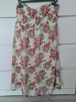 Sommer Bandeau-Kleid trägerlos - Gr. 38 - gesmokt- Blüten Bayern - Lengdorf Vorschau