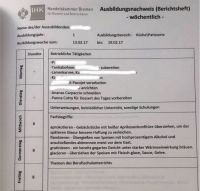 Berichtsheft Koch ganze 3 Jahren, pdf und doc Neustadt - Huckelriede Vorschau