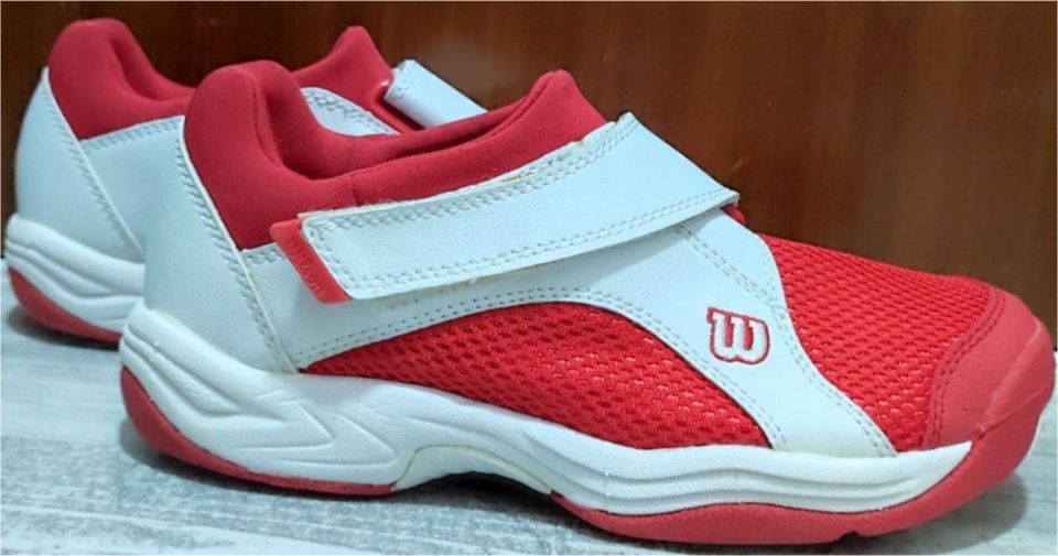 Wilson - Sportschuhe - Kinder - Größe 36 (35,5) - rot/weiß - NEU in Uedem