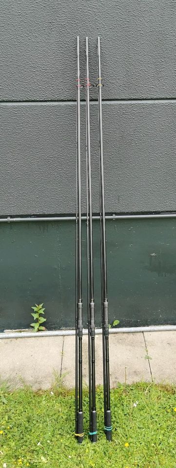 3× Nash Tackle Pursuit™ 12ft 3lbs Carp Rods Karpfenruten TOP! in Bad Bentheim