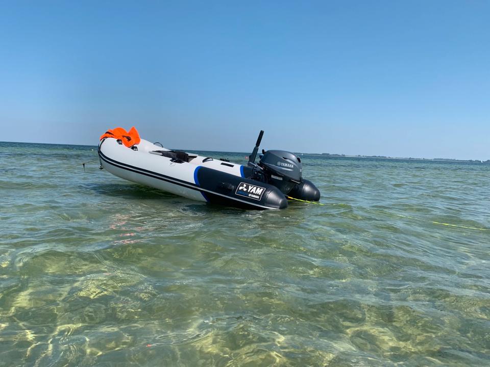 Aussenborder Motor Yamaha F15 CMHS, Schlauchboot ist reserviert in Hamburg