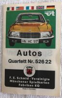 F.X.Schmid / Autos / Quartett Nr. 52622 (nur Deckblatt) Schleswig-Holstein - Handewitt Vorschau