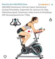 Spinning bike Hometrainer zu hausefahrrad Schwungrad 22kg wie neu Niedersachsen - Braunschweig Vorschau