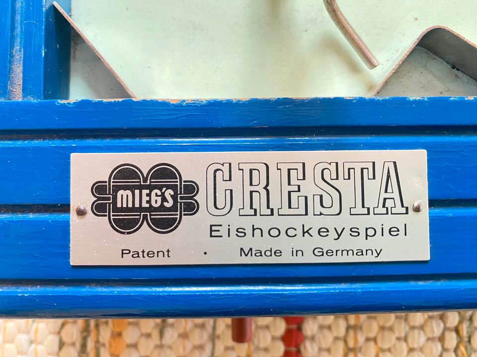 CRESTA Eishockeyspiel der Firma Miegs, aus den 50ziger Jahren in Unterhaching