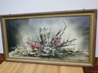 Wandbild alt Blumenbukett farbig Gladiolen 3D Optik 110x61cm Brandenburg - Döbern Vorschau