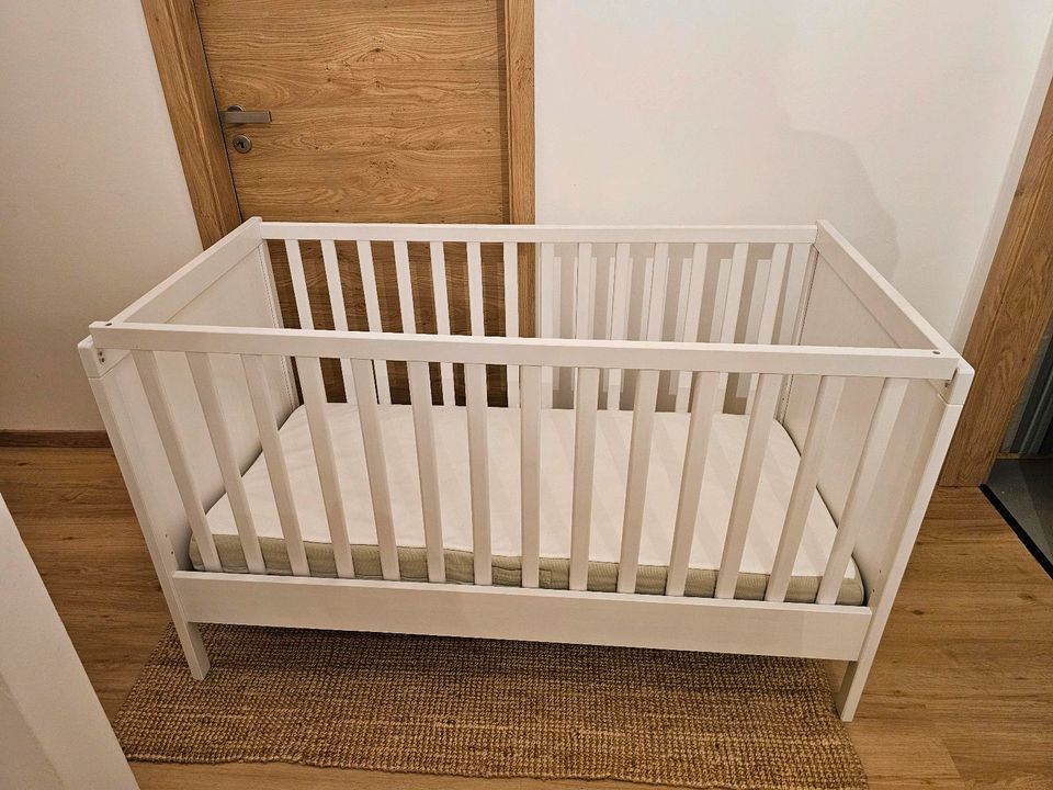 Ikea Sundvik Babybett, weiß 70x140 cm in Markt Indersdorf