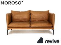 Moroso Genty Leder Zweisitzer Beige Hellbraun Taupe Sofa Couch Lindenthal - Köln Lövenich Vorschau