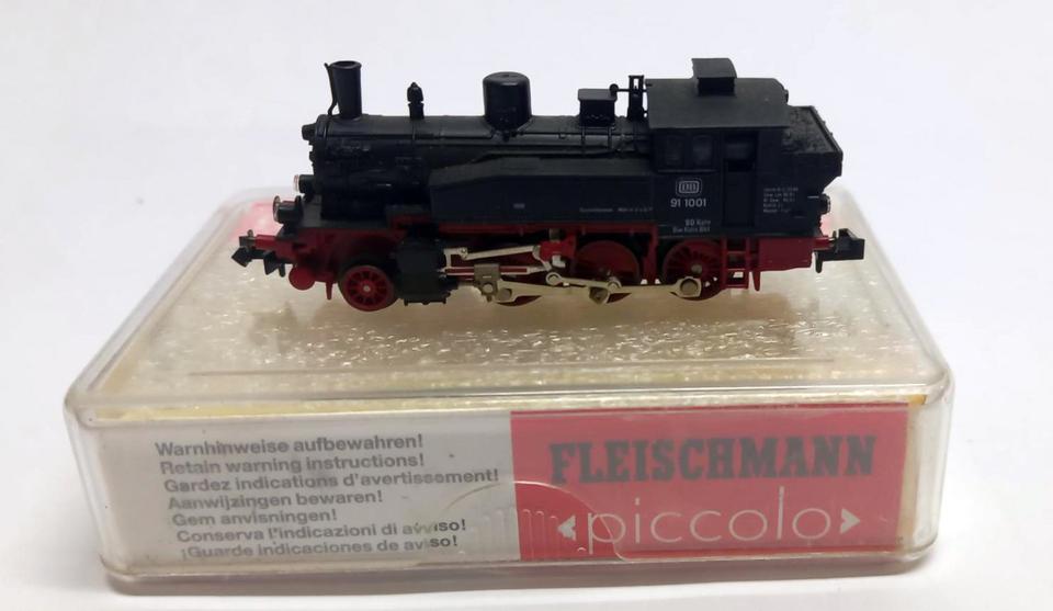 Spur N, Dampflokomotive Br 91, DB, Epoche III, Fleischmann 7030 in Rangsdorf