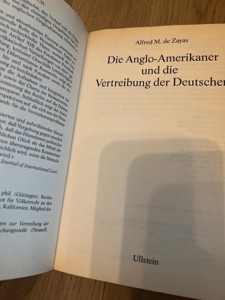 Buch Anglo-Amerikaner Vertreibung der Deutschen Militaria WK in Mainhardt