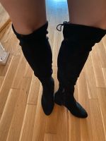 Schwarzer Overknee Stiefel Frankfurt am Main - Preungesheim Vorschau