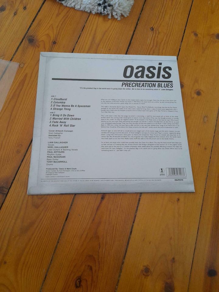 Oasis ** Precreation Blues ** Vinyl Special Edition in München