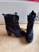 Samt Satin, Stiefeletten, Graceland Star collection, neu37 Hessen - Künzell Vorschau