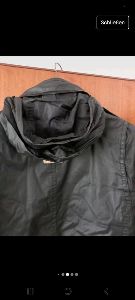 Anthrazit Khujo Winter Übergangs Jacke M Herbst Kapuze in Stade