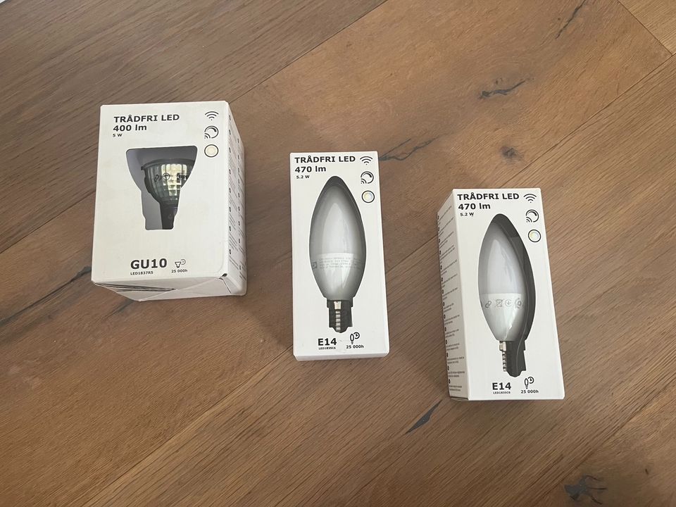 IKEA LED Lampen GU10 (5W) und 2x E14 (5,2W) in Wittingen