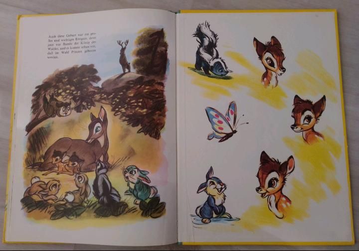 Bambi Walt Disney Delphin Verlag 12. Auflage 1971 in Obernburg