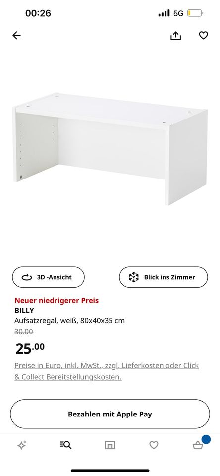 3x Ikea Billy Aufsätze in Bonn