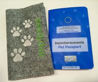 Impfpass filz gestickt Hunde/ Katzen Sachsen - Mügeln Vorschau