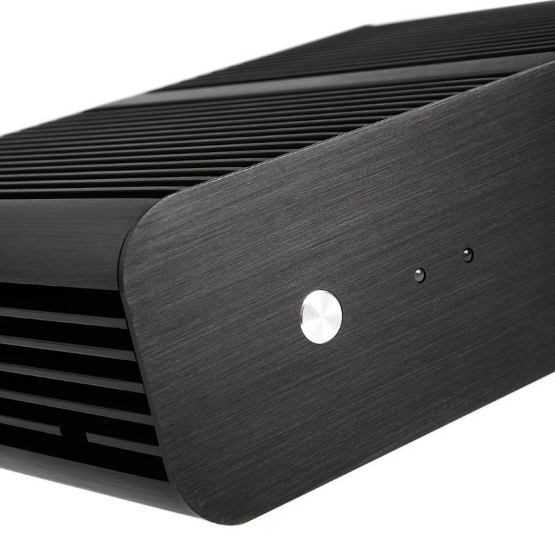 Akasa Euler Fanless Thin-Mini-ITX Gehäuse, 120W PSU, OEM-schwarz in Berlin