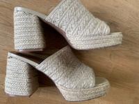 Schuhe Blockabsatz Naturfaser Sommer Gr 41 Bayern - Schweitenkirchen Vorschau
