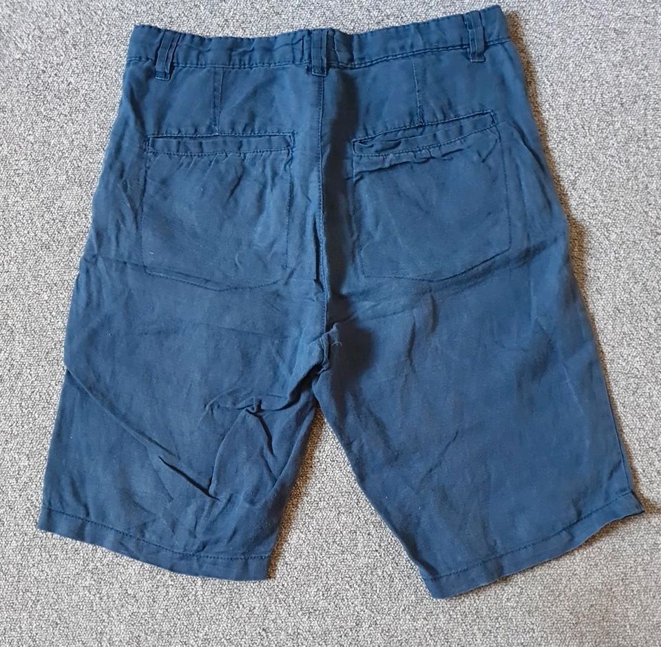 Leinenshorts (Benetton, Gr. 158 cm) in Hamburg