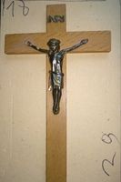 kleines Kruzifix 25x15 aus Holz und Metall Nordrhein-Westfalen - Ratingen Vorschau