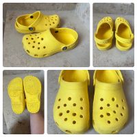 Original Crocs Badeschuhe Gr. C11 28/29 30 gelb Bayern - Tapfheim Vorschau