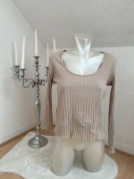 H&M Damen Basic langärmliges Oberteil Beige gerippt, Gr. M-L, neu Nordrhein-Westfalen - Kaarst Vorschau