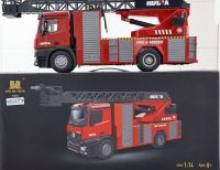 Huina 1561 Feuerwehr - Drehleiter -Wasserspritze 1:14 RTR Thüringen - Erfurt Vorschau