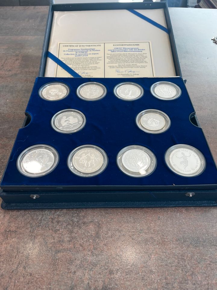 UNICEF Münzprogramm Jahr des Kindes 1979 Silber Proof 35 Yuan in Weinheim