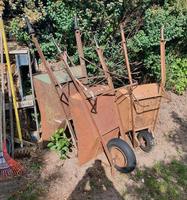 Schubkarre DDR nostalgisch alt antik Metallschubkarre karre Brandenburg - Zossen-Dabendorf Vorschau