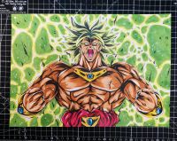 Broly Dragonball Z Zeichnung A4 Dragon Ball Z Berlin - Mitte Vorschau