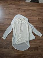 Ichi Transparente Longbluse Creme XS Niedersachsen - Holzminden Vorschau