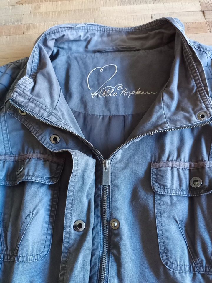 Damen Jacke Übergangsjacke Ulla Popken Gr. 50 52 54 braun biker in Rotenburg (Wümme)