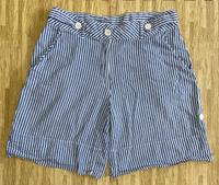 Leichte dünne kurze Hose S blau-weiß-gestreift Sachsen - Riesa Vorschau
