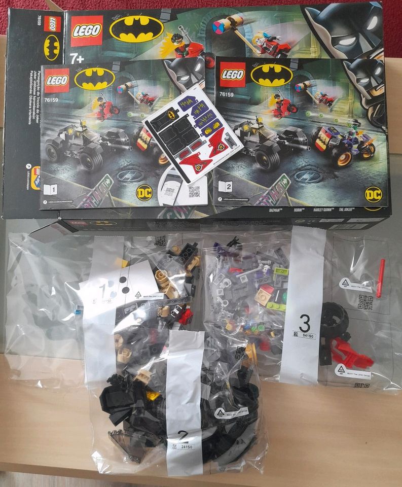 76159 Lego Jokers Trike Chase Batman Harley Quinn Robin Neu OVP in Rain Niederbay