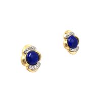 8kt Gelbgold Ohrstecker 333 Gold Lapislazuli Diamanten Schmuck Nürnberg (Mittelfr) - Südstadt Vorschau