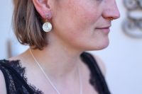 Ohrringe Rädle recyceltes Silber Ohrhänger NEU Handarbeit Baden-Württemberg - Vörstetten Vorschau