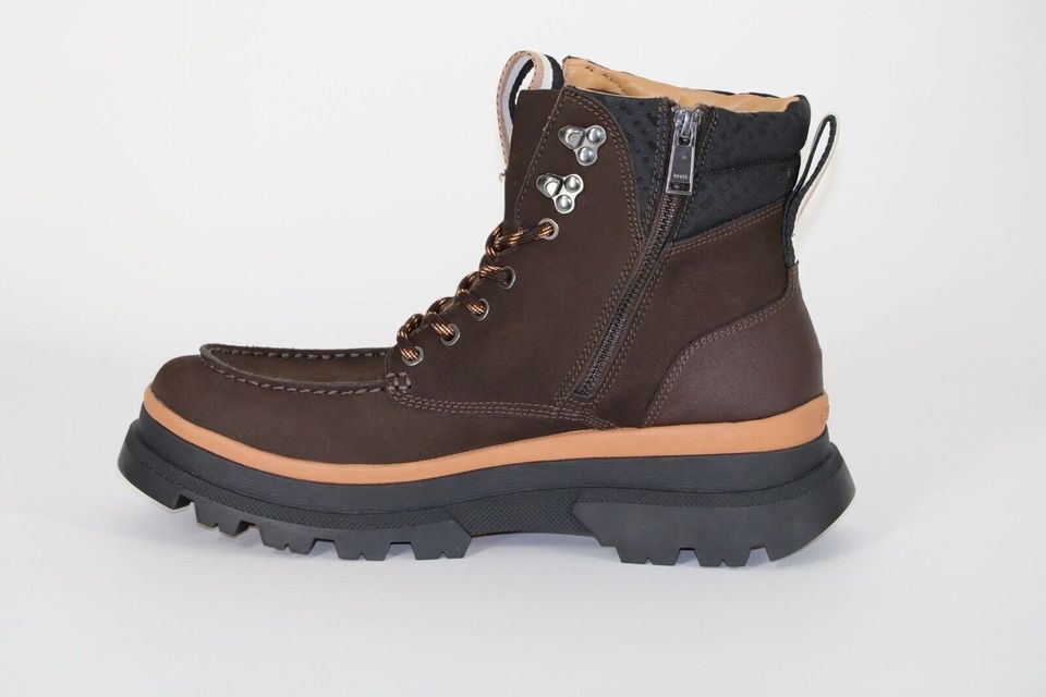 HUGO BOSS BOOTS, Mod. Forster_Halb_nuny, Gr. 42, Dark Brown in Cölbe