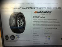 Sommerreifen Hankook Ventus Prime  2 München - Hadern Vorschau