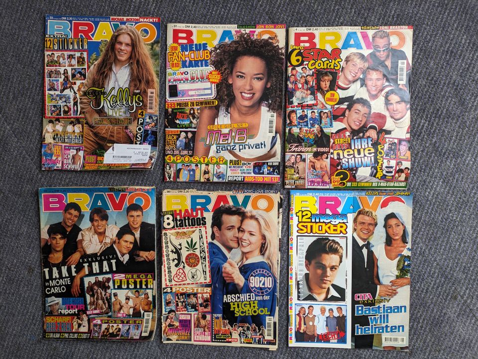 Ca. 250 Bravo Zeitschriften 1992, 1994, 1995, 1996, 1997, 1998 in Lüdinghausen