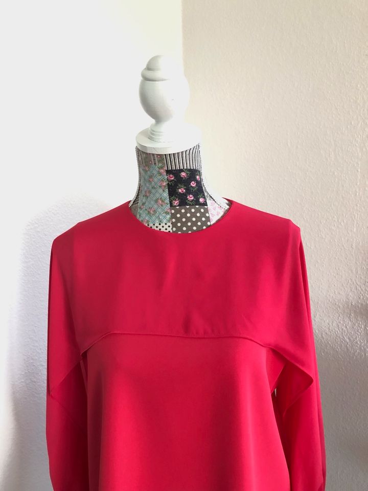 Damen Sommer Kleid Minikleid pink fuchsia von zara Basic Größe L in Bielefeld