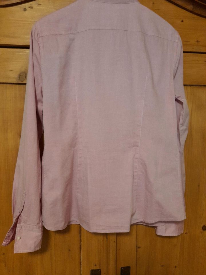 Mexx Bluse langarm gr 40 rosa mit Karr.Abgesetzt in Welling